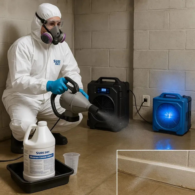 Sanitization and Odor Removal process in Byron, CA